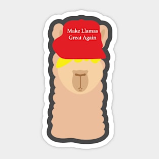 Make Llamas Great Again Sticker